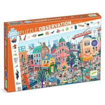 Puzzle d'observation La ville 200 pièces - Djeco