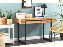 Bureau MDF Marron clair VIDA - Beliani