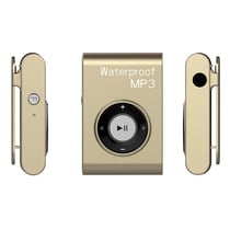 Lecteur MP3 Étanche IPX8 Avec Écouteurs FM 8GB Pour Natation et Plongée Or YONIS