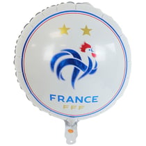 Ballon Aluminium Hélium - Foot FFF - Ø 45 cm