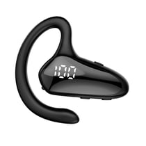 Ecouteurs Bluetooth Affichage LED Réduction Bruit Étanche Confortables 10m Noir YONIS