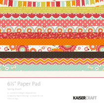 Bloc de 40 feuilles spring bloom - KAISERCRAFT
