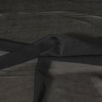 Tissu Tulle extensible d'habillement Maëlyne uni Noir