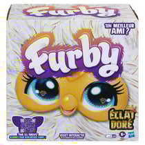 Furby Éclat doré, peluche activée par la voix brille dans le noir, jouets interactifs, des 6 ans