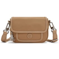 Petit sac avec bandoulière Kipling INAKI S convertible en sac banane Soft Almond