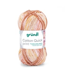Fil de Coton à tricoter COTTON QUICK PRINT - PPSC - Gründl 252 Multicolore