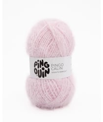 Pelote à tricoter PINGO CALIN - certifié Oeko-Tex - Pingouin Rose Pâle