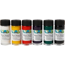Assortiment de peintures Magic Marble - Classiques - 20 ml - 6 pcs