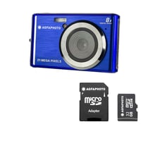 AGFA PHOTO Realishot DC5200 - Appareil Photo Numérique Compact, CMOS 21MP, Écran LCD 2,4", Zoom Digital 8x, Vidéo HD 720p, Batterie Lithium, Cartes SD, Modes Scène