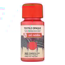 Peinture pour textile soie - rouge fort - Talens Art Creation - 50ml