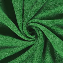 Tissu Eponge légère 340 g/m² uni Vert golf