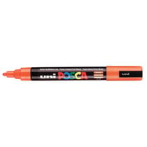 Lot de 6 marqueurs peinture pointe conique moyenne POSCA PC5M - Orange foncé