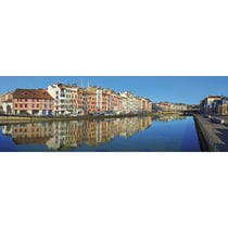 Tableau sur toile Bayonne 45x135 cm