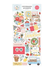 Chipboard Summer Carta bella