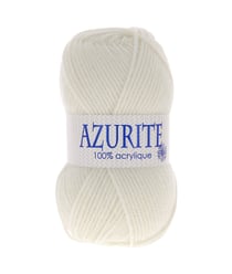 Pelote à tricoter AZURITE de Distrifil - Laissez votre créativité briller à petit prix ! - certifié Oeko-Tex 0211 Ecru