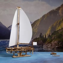 Yacht beauté de l'océan - Puzzle 3D mécanique Ugears-Models
