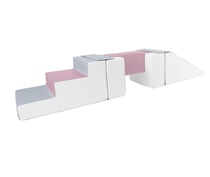 Passerelle 5 blocs blanc gris violet - Velinda