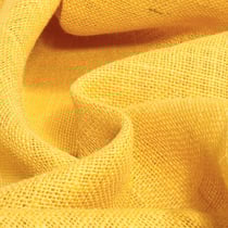 Toile de Jute uni Jaune