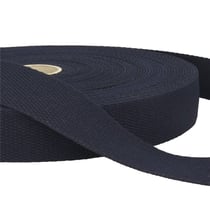 Film 20m Sangle coton Bleu marine