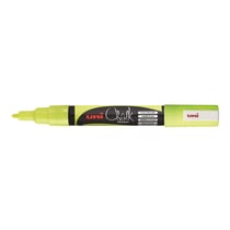 Marqueur craie pointe conique fine 0,9 - 1,3 mm - UNI-BALL - Jaune Fluo - CHALK Marker