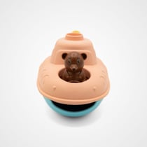 Jouet de bain made in France en matière recyclée Sous-Marin de Petit Ours Brun