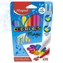 Feutres magiques color'peps x10 bte carton