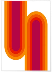 Affiche Abstract Design 1 | A3 : 29,7x42cm