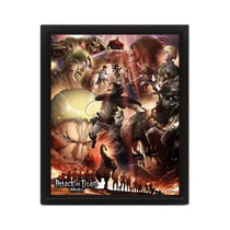 L'ATTAQUE DES TITANS - Saison 3 - Poster lenticulaire 3D 26x20cm