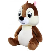 Grande peluche disney : ecureuil tic 50 cm - collection tic et tac