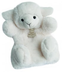Douce marionnette – agneau HO2597 - Histoire D'Ours - Marron