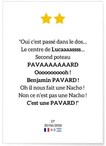 Affiche Pavaaaarrrdddd | A3 : 29,7x42cm