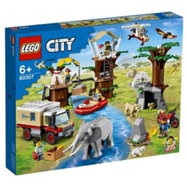 Lego city 60307 le camp de sauvetage des animaux sauvages