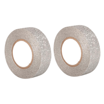 2 glitter tapes 5 m x 1,5 cm - argenté