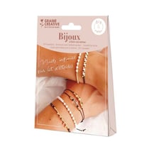 Kit de bijoux couleur or et noir - Graine Creative - Beige