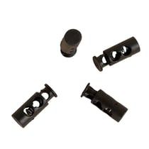 Lot de 4 serres-cordon 9x25mm noir