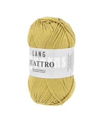 Fil à tricoter 100% coton QUATTRO - Lang Yarns 11 Vert