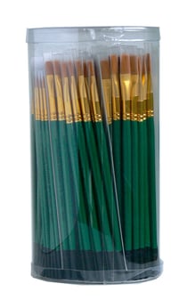 Pinceaux synthétiques Assortiment de 144 pièces