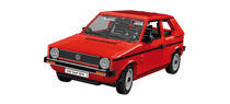 Volkswagen Golf 1974-1983 Rouge échelle 1:12 - Cobi