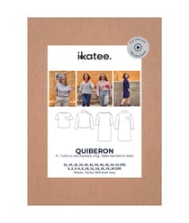 Patron tee-shirt et robe marinière femme QUIBERON pochette taille n°FR 32-52