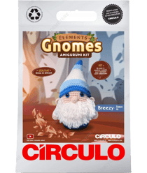 Kit Amigurumi Círculo – Gnome Élément “Air” : un kit débutant complet Bleu