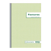 Manifold Factures avec mention TVA 29,7x21cm 50 feuillets dupli autocopiants - x 5 - Exacompta