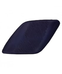 Carte de 2 boutons fantaisies rectangulaire Bleu marine 34mm - Union Knopf Bleu