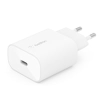 Chargeur Secteur USB-C Power Delivery 25W Format compact Belkin Blanc