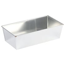 Moule à pain rectangulaire - fer blanc - 240 x 120 mm dim ext / 220 x 100 mm dim int - h70 mm