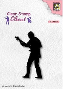 Tampon transparent guitariste NELLIE SNELLEN