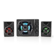 Nedis Système Audio Gaming 2.1 avec LED et Alimentation USB Noir