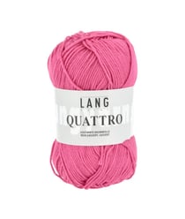 Fil à tricoter 100% coton QUATTRO - Lang Yarns 65 Rose
