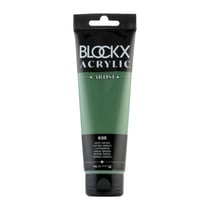 Peinture acrylique - Vert oxyde - 635 - BLOCKX Artist - Qualité beaux-arts - Tube 120ml