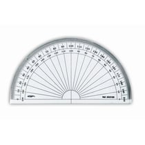 Graphoplex - Rapporteur 1/2 cercle grades Ø 13 cm