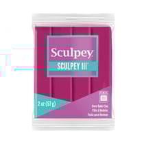 Pâte III bordeaux - 57 gr - Sculpey